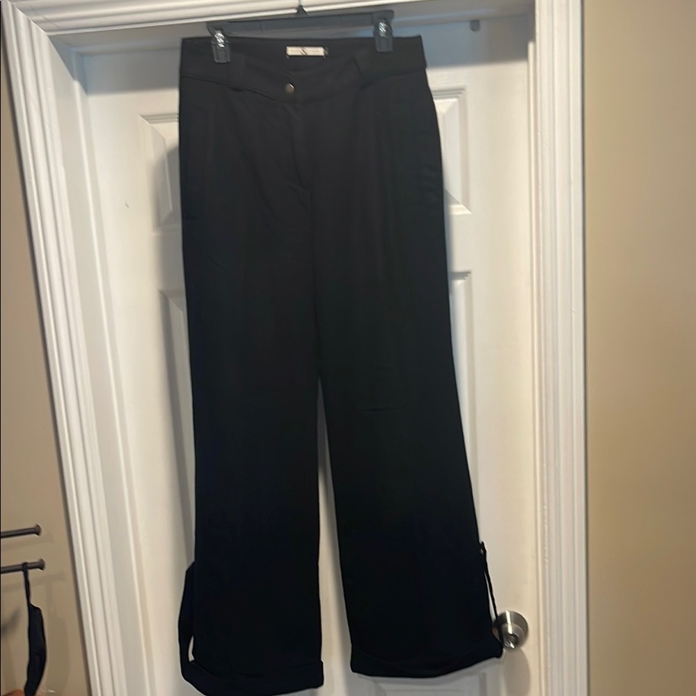 Mike & Chris Black Cropped Ankle Pants